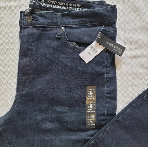 GAP TRUE SKINNY SUPER HIGH RISE JEANS - Picture 5 of 9